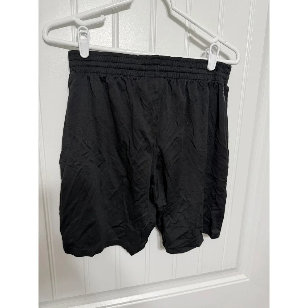Adidas‎ Athletic Shorts Mens XS Black Elastic Waist Side Stripe Sportswear